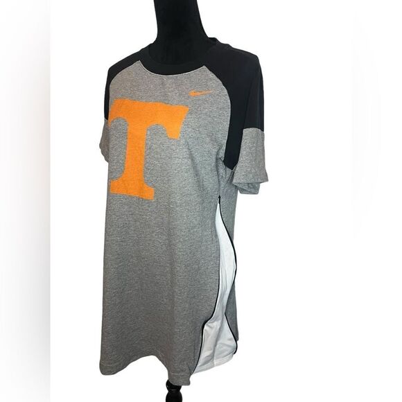 NIKE TENNESSEE VOLUNTEERS WOMENS MEDIUM GRAY ORANGE AND WHITE SHIRT - Picture 5 of 9